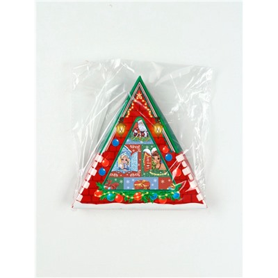 Шоколад новогодний молочный «Домик», 6 шт., 5 г