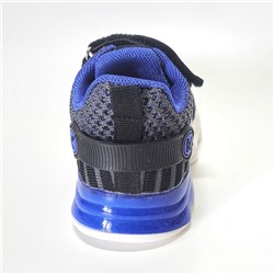 B867-2 черн Кроссовки для мальчиков (26-31)/12