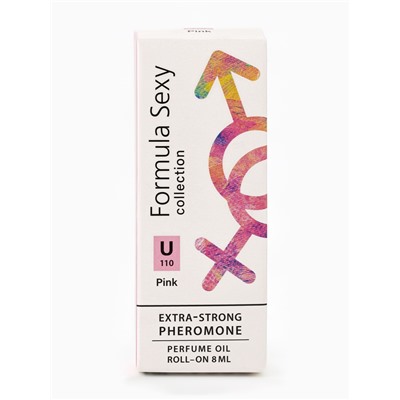 Парфюмерное масло женское с феромонами Formula Sexy Collection Pink U110, 8 мл (по мотивам Pink Molecule 090 09 (Zarkoperfume)