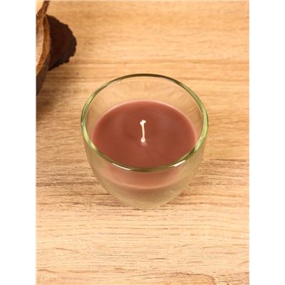 Свеча ароматическая в стакане SCENTED CANDLE, 100 г, сидр, шалфей