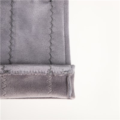 Перчатки женские, безразмерные, без утеплителя, серые