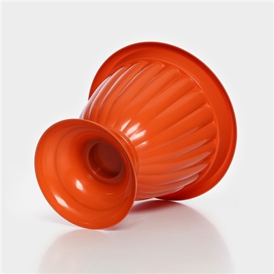 Вазон для цветов «Жасмин», 12 л, d=38 см, h=28 см, коричневый