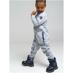 Комбинезон из футера с начесом для мальчика