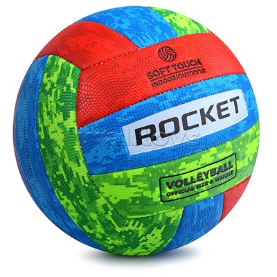 Мяч волейбольный ROCKET, PU, размер 5, 230 г