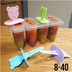ФОРМЫ ДЛЯ МОРОЖЕНОГО "МИШКИ", 4 ЯЧЕЙКИ.