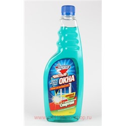 Золушка Чистые Окна, 0.5 л, с Нашатыр.спиртом,Сменный Блок