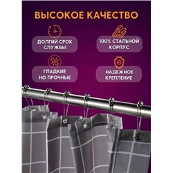 Кольца никелированные для шторы 12шт #23095830