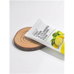 LEBELAGE - ПЕНКА ДЛЯ УМЫВАНИЯ С ФРУКТАМИ, ЛИМОНОМ И КАЛАМАНСИ FRUIT LEMON & CALAMANSI CLEANSING FOAM, 100 ML