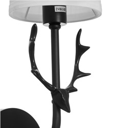 Бра 2242/1BK E14 40 Вт черный 13×19×38 см