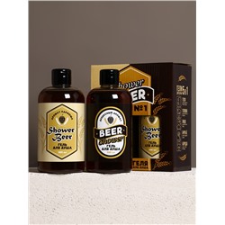 Подарочный набор Shower Beer, гель для душа пиво, 2×500 мл