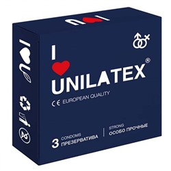 Ультрапрочные презервативы Unilatex Extra Strong - 3 шт.