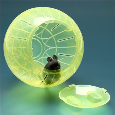 Шар для грызунов «Пижон», 14.5 см, жёлтый