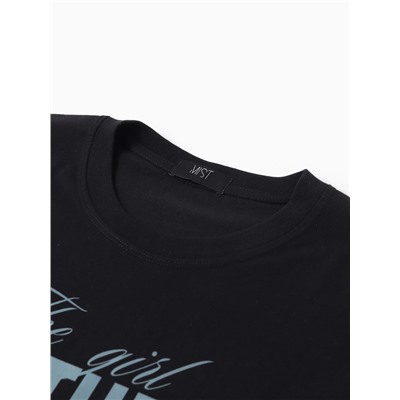 Футболка женская MIST Culture, размер 44, чёрная