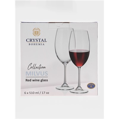 УЦЕНКА Набор бокалов для вина 510 мл Milvus, 5 шт.