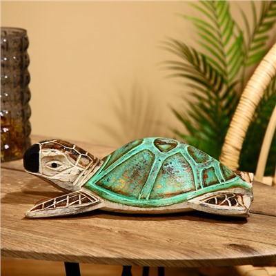Сувенир «Черепаха с чёрным носом», 30×20×6 см, албезия