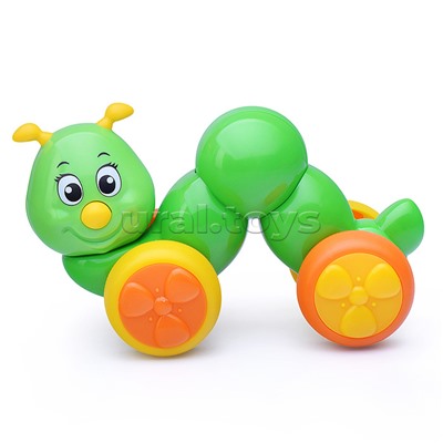 Игрушка-покатушка "Веселая гусеница"