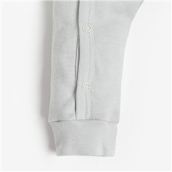 Комбинезон детский «Крошка Я. Мой первый НГ», рост 62-68 см, серый