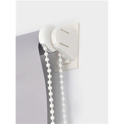 Штора рулонная 50×160 см «Блэкаут», по полотну 47×160 см, серая