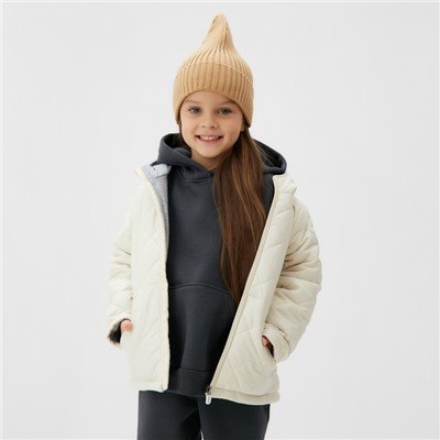 Куртка детская KAFTAN, размер 32 (110-116 см), молочный