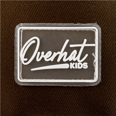 Кепка детская Overhat, коричневая, р-р 52-54, 5-7 лет