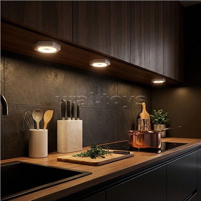 Ночник "Круглый свет" на листе