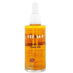 Derma E, SunKiss Alba, масло для сияния и блеска кожи лица, масла жожоба, аргана и облепихи, 60 мл (2 жидк. унции)