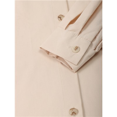 Рубашка женская с объёмными рукавами MINAKU: Casual Collection, размер 50, цвет молочный