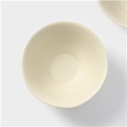 Салатники Magistro Jarwah Lugerne, 630 мл, 18×7.5 см, набор 2 шт., фарфор, молочные