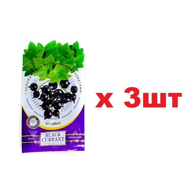 БХ-35 Greenfield Фруктовая композиция.Ароматизатор-освежитель воздуха BLACK CURRANT 3шт