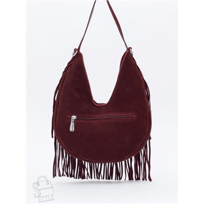 Сумка женская кожаная 5812P claret  Polina&Eiterou