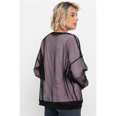 Свитшот Джокер (черно-розовая) Б14712-5М