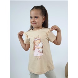 3-77-4. (Фуфайка для девочки, Лунева )