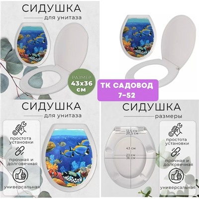 Сиденье для унитаза с крышкой #23106121