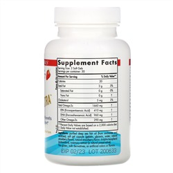 Nordic Naturals, DHA Xtra, клубничный вкус, 1660 мг, 60 мягких таблеток
