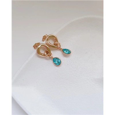 Серьги с кристаллами Swarovski