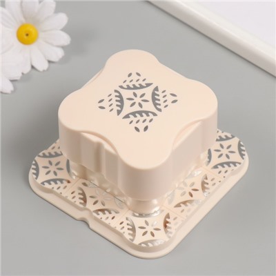 Дырокол фигурный рисунок 3.8×3.8 см «Узор колос», 6.1×6.1×4.1 см