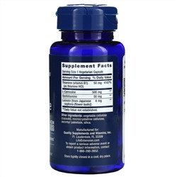 Life Extension, Super Carnosine, 500 мг, 60 вегетарианских капсул