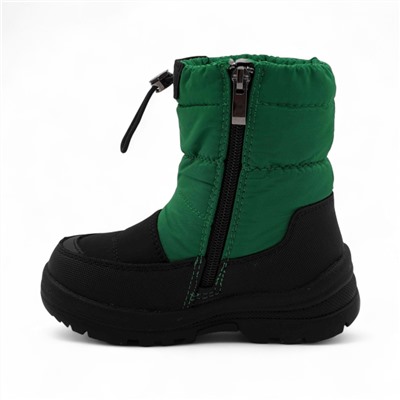 Дутики А5118-7 зеленые п/п