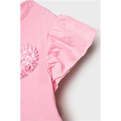 Комплект детский трикотажный для девочек: джемпер (футболка), брюки (легинсы укороченные) PLAYTODAY, 1240075