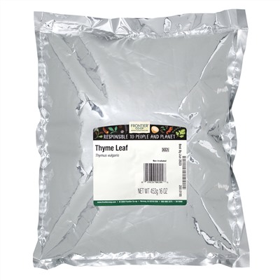 Frontier Natural Products, Листья тимьяна, 16 унций (453 г)
