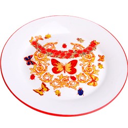 30786 Блюдо круглое 20,5см Романтика доломит LR (х48)