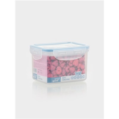 Контейнер для хранения еды Good & Good, 630 мл, с герметичной крышкой, пластик, прозрачный
