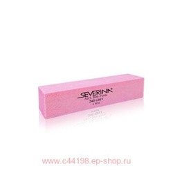 Severina БАФ для ногтей В 04 розовый 240 грит