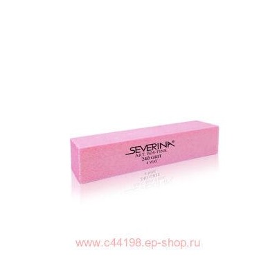 Severina БАФ для ногтей В 04 розовый 240 грит