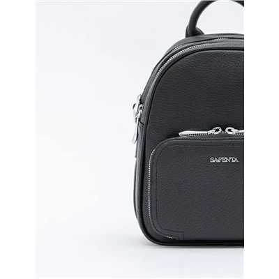 Рюкзак  670100 black Velina Fabbiana-Safenta