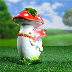 Садовая фигура из гипса «Парочка мухоморов», 20×18×25 см