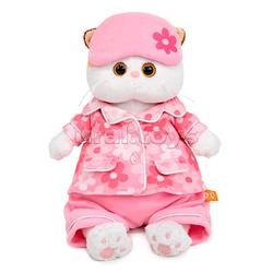 Кошечка Ли-Ли в пижаме с принтом "Цветочек"