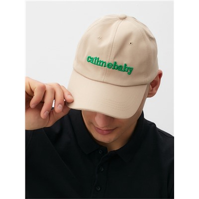 Кепка MINAKU Callmebaby, бежевая, размер 56-58