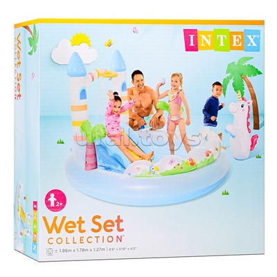 Игровой центр "Замок единорога" 196 x 178 x 127 см., от 2 лет, 56148NP INTEX