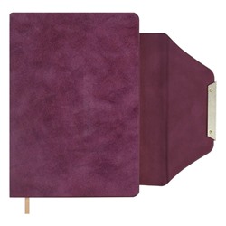 Ежедневник недатированный А5 320 стр. 70608 "СПИЛОК ДЕЛАВЭ БОРДОВЫЙ" кожзам, магнитный клапан Феникс